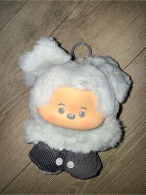Miniso Disney Mickey Mouse Head In The Clouds Thunder Cloud Vinyl Plush Keychain